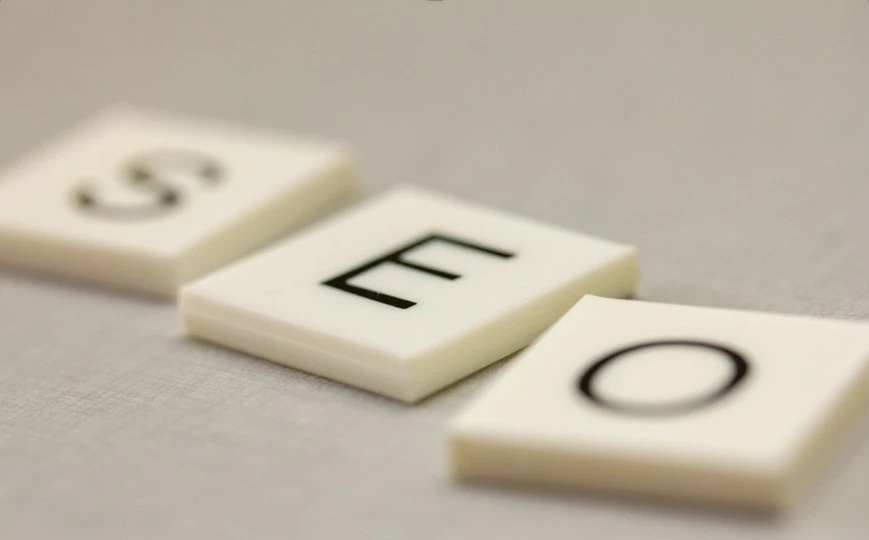 SEO word on scrabble tiles